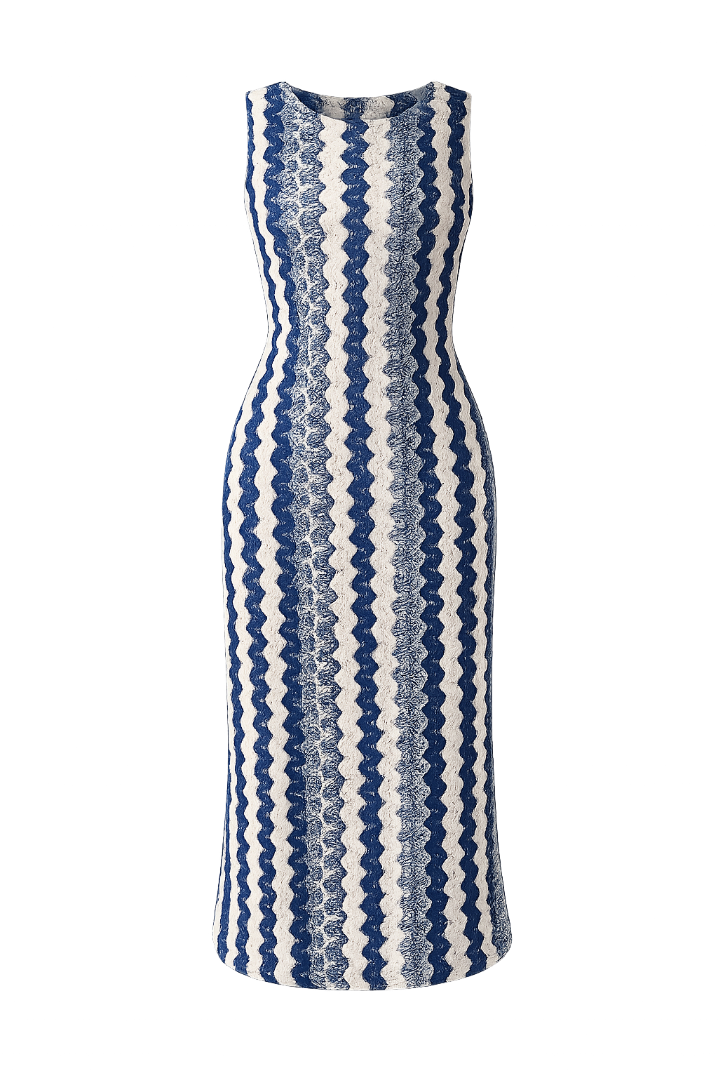 Medi blue dress with cardigan