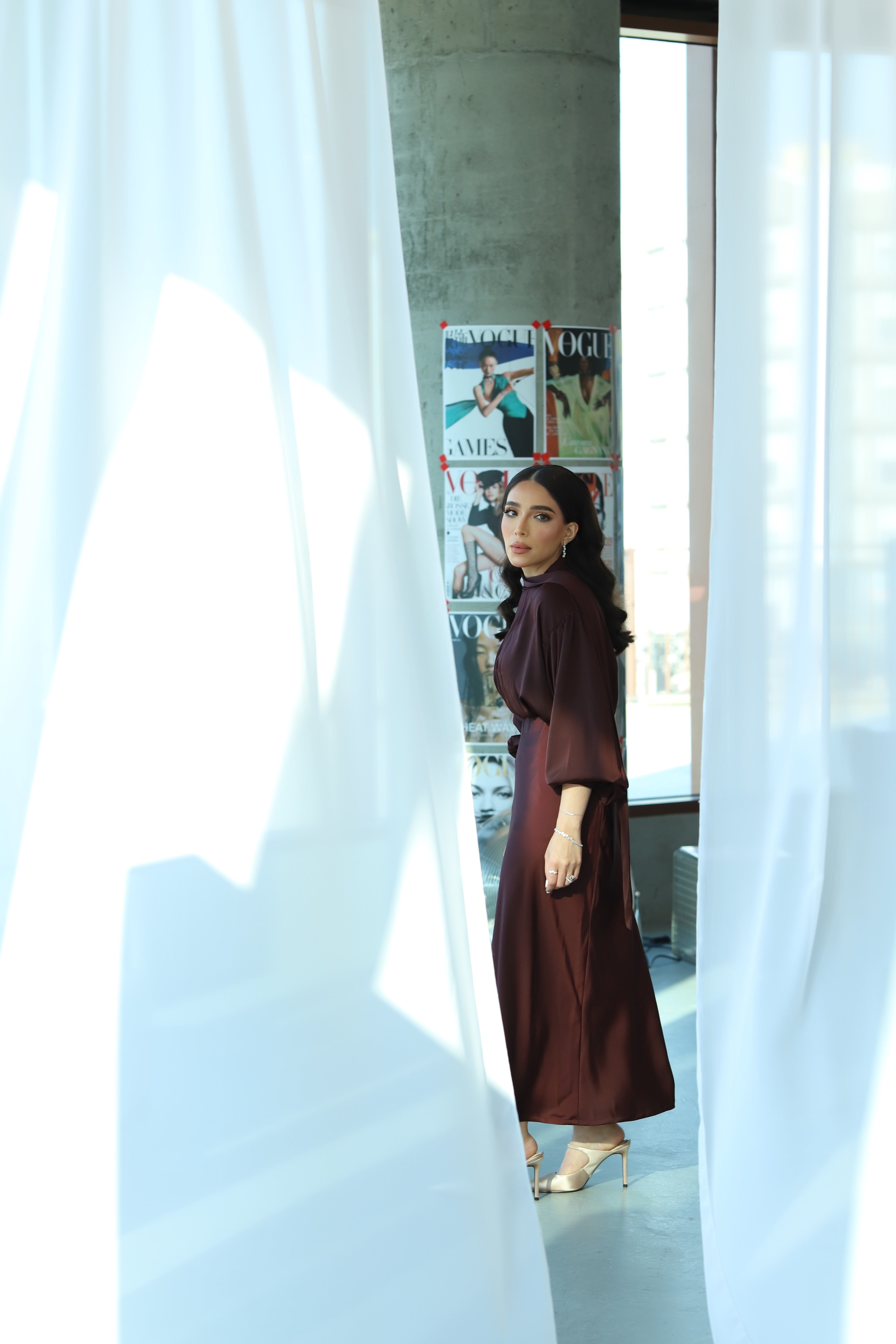 maroon set skirt