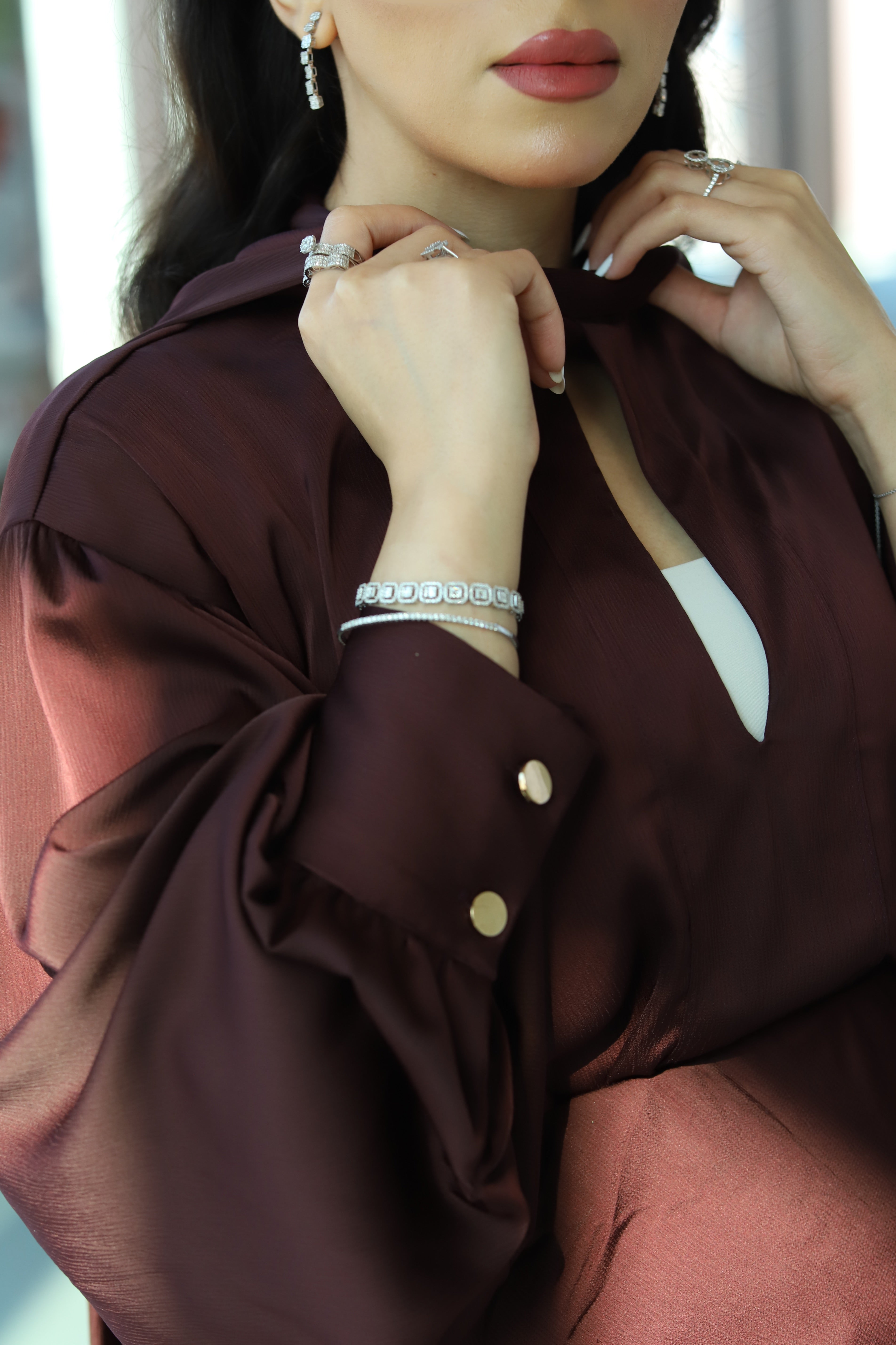 maroon set skirt